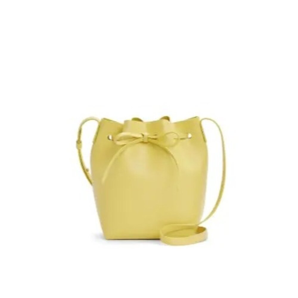 Mansur Gavriel Yellow Bucket Bag